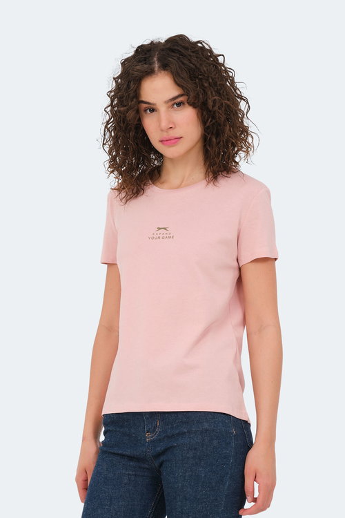 Slazenger VIRAJ Kadın Fuşya Tişört