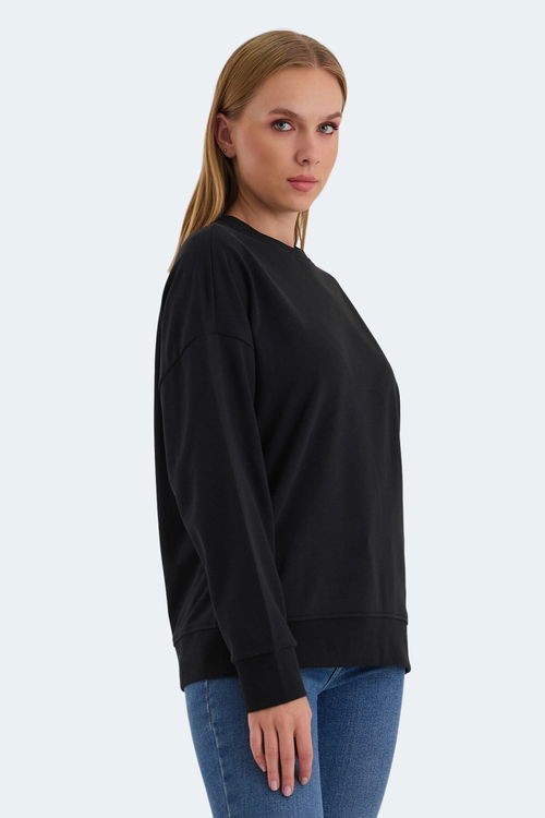 VIRTUE Kadın Sweatshirt Siyah