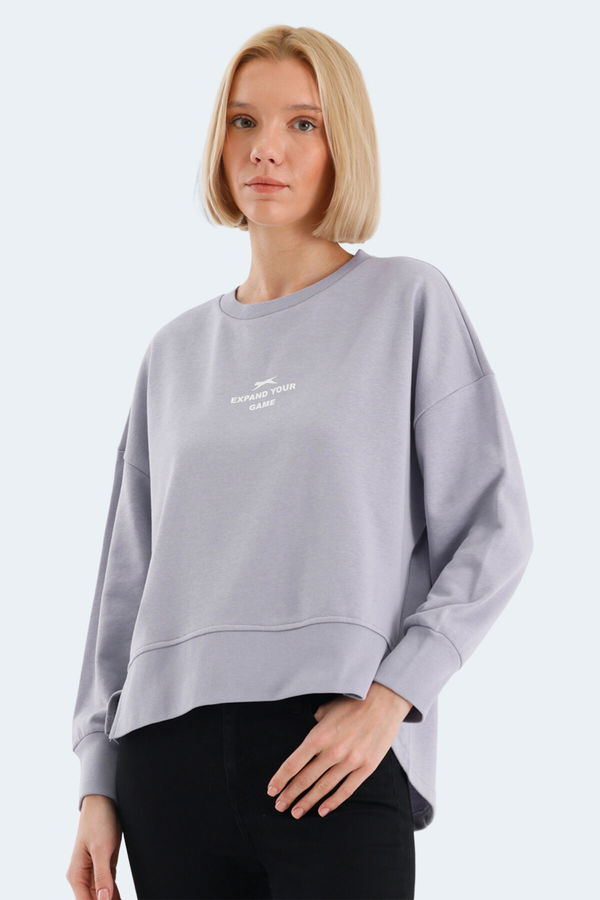 VITAL OVERSIZE Kadın Sweatshirt Lila