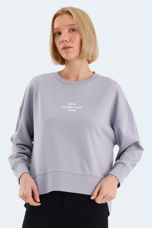 VITAL OVERSIZE Kadın Sweatshirt Lila