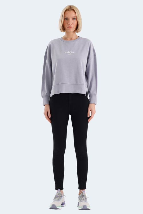 VITAL OVERSIZE Kadın Sweatshirt Lila