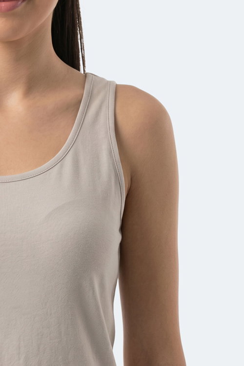 Slazenger VLADLEN 3 lü Set Kadın Beyaz - Siyah - Taş Gri Atlet