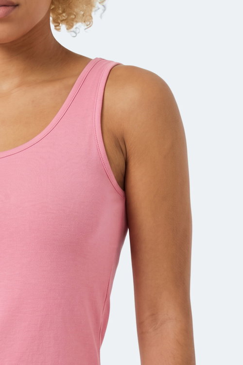 Slazenger VLADLEN Kadın Slim Fıt Kolsuz Gül Atlet