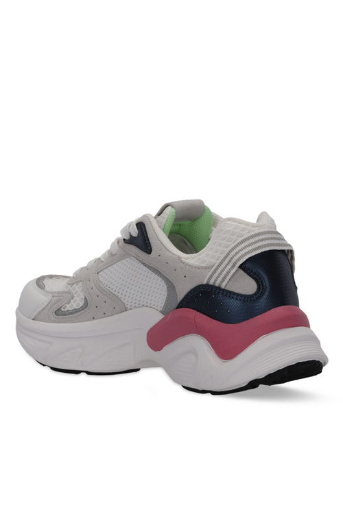 Slazenger WIND Kadın Sneaker Ayakkabı Beyaz / Lacivert