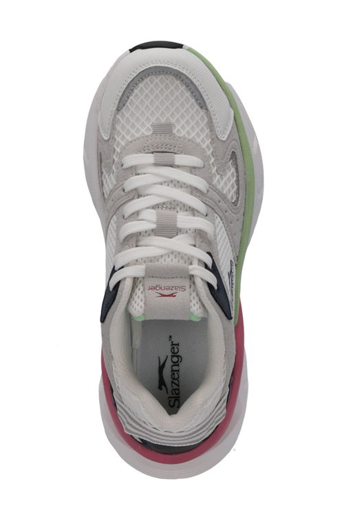 Slazenger WIND Kadın Sneaker Ayakkabı Beyaz / Lacivert
