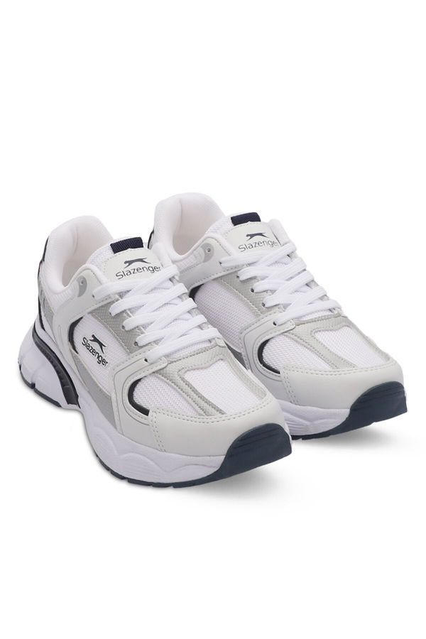 Slazenger ZEX Erkek Beyaz / Lacivert Koşu & Yürüyüş Spor Ayakkabısı