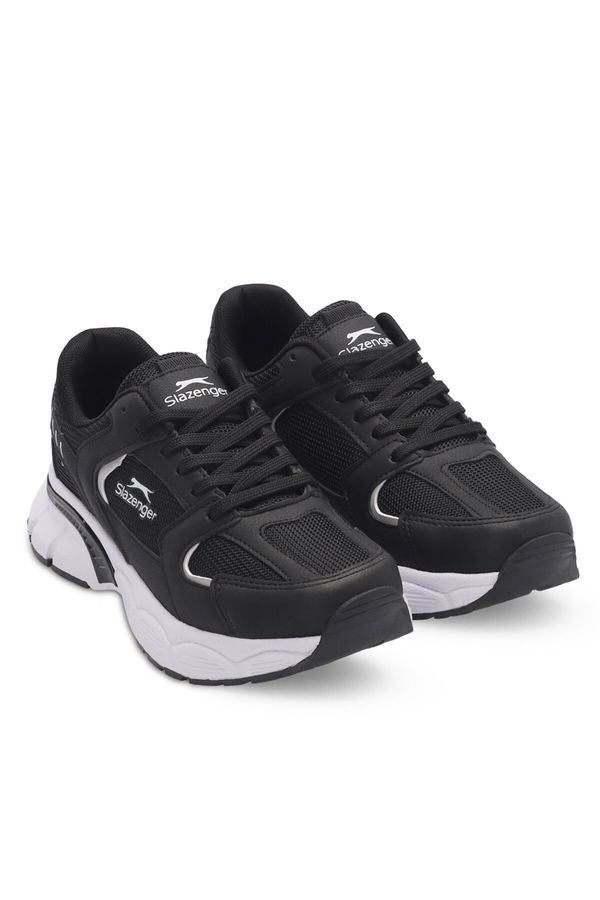 Slazenger ZEX Erkek Siyah / Beyaz Koşu & Yürüyüş Spor Ayakkabısı