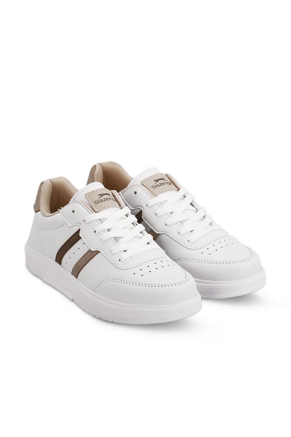 ZIPPER I Kadın Sneaker Ayakkabı Beyaz / Gümüş / Altın