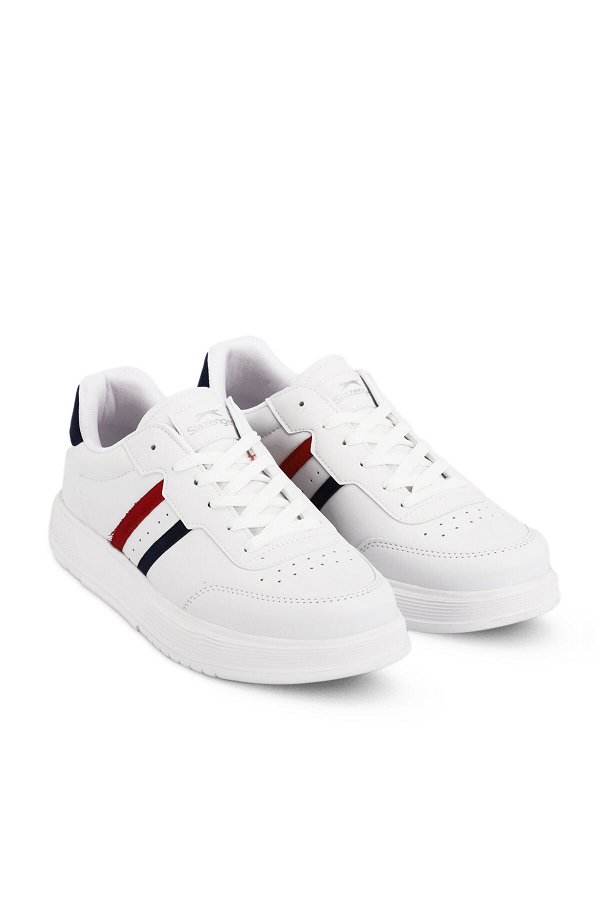 ZIPPER I Kadın Sneaker Ayakkabı Beyaz / Lacivert / Kırmızı