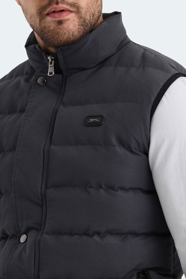 Slazenger ZULA IN Erkek Yelek Antrasit